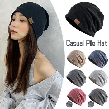 Unisex Kadın Erkek Örme Slouch Baggy Şapka Kış Bere Sıcak Kayak Kap Takke Bere Şapka